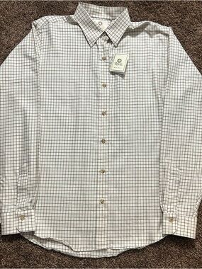 NWT Vintage Viyella Shirt Women’s 12 Made in USA 80/20 Cotton Wool Plaid